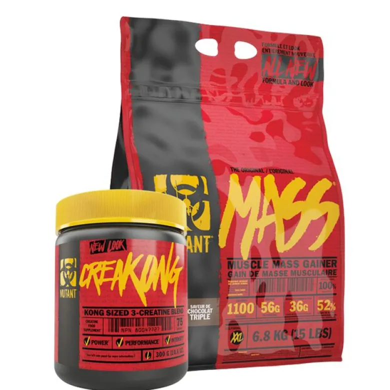 Mutant Mass, 6,8 kg + CreaKong, 300g