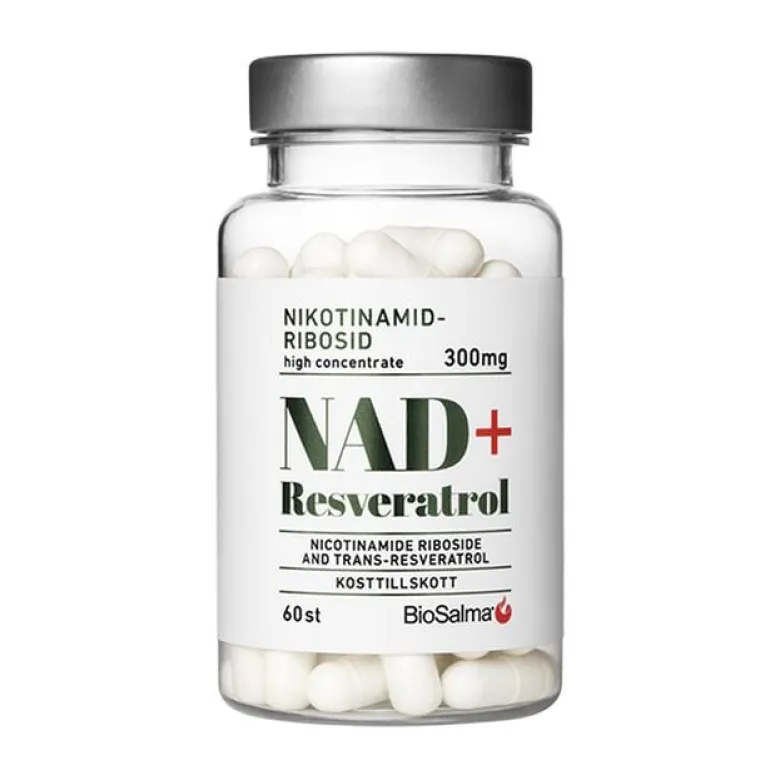 NAD+ 300mg +Reservatrol 60st