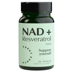 NAD+ Resveratrol 30 kapslar