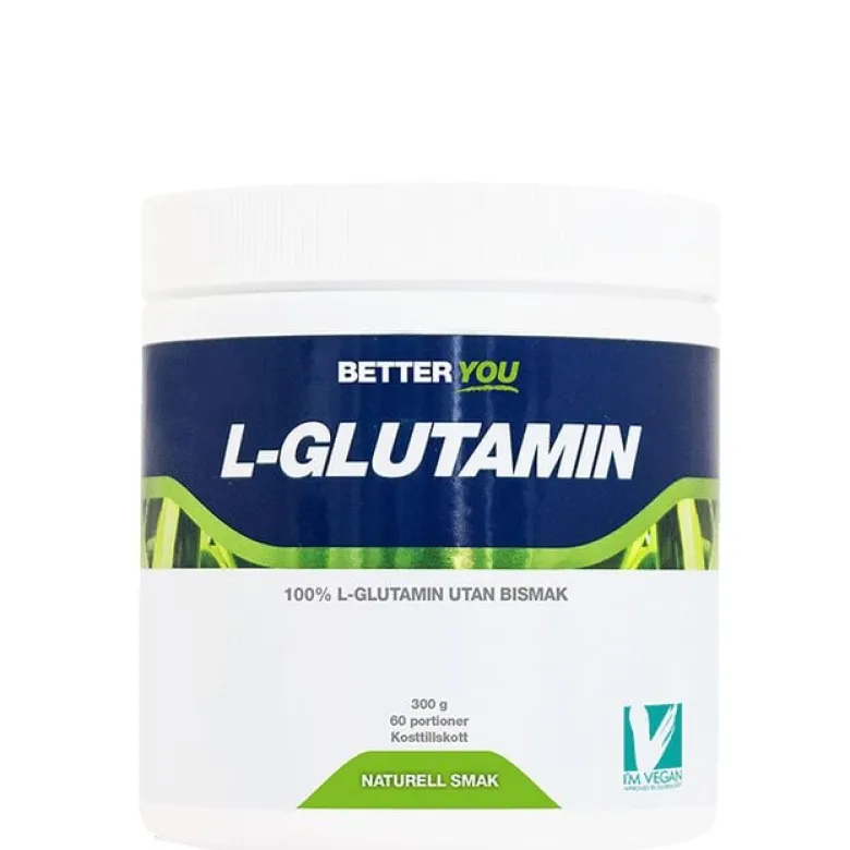 Naturligt L-Glutamin 300 g, Naturell