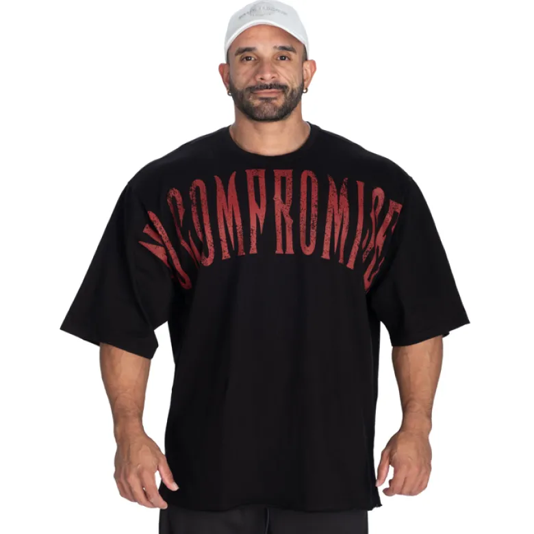 NC Iron Tee, Black/Red