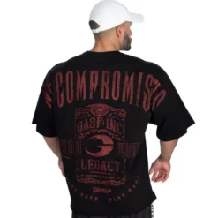 NC Iron Tee, Black/Red