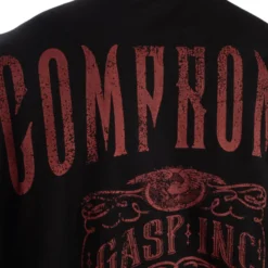 NC Iron Tee, Black/Red