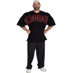 NC Iron Tee, Black/Red