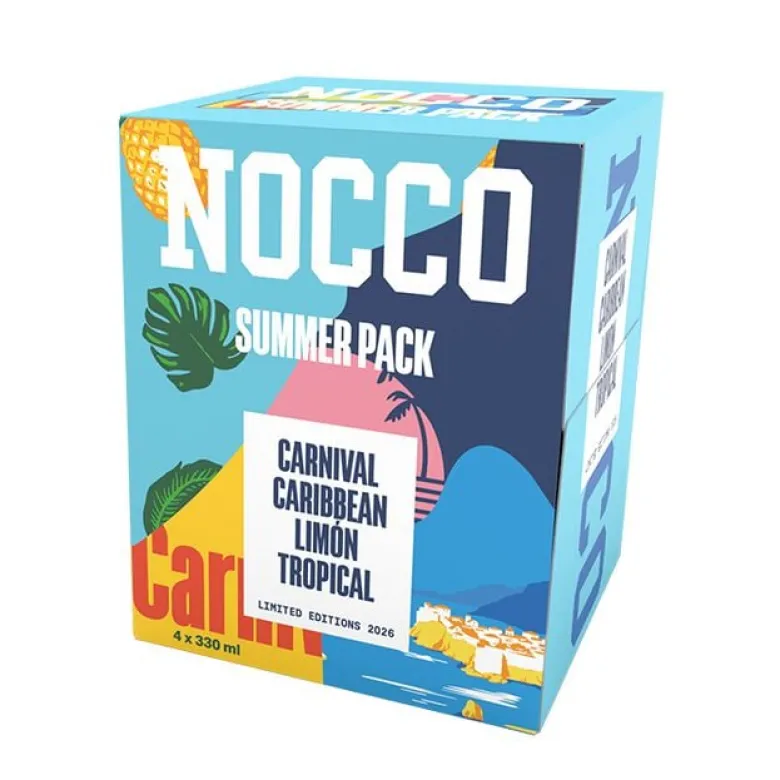 NOCCO Summer 4-Pack 330 ml Limited Edition