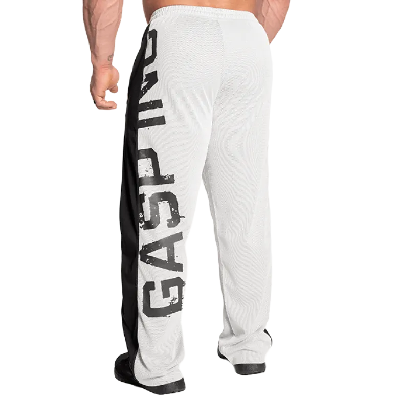 No 1 Mesh Pant, White/Grey