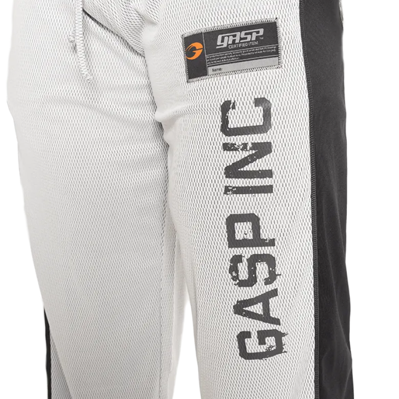No 1 Mesh Pant, White/Grey