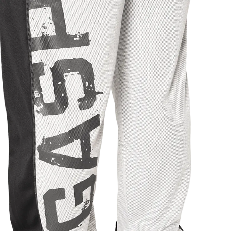 No 1 Mesh Pant, White/Grey