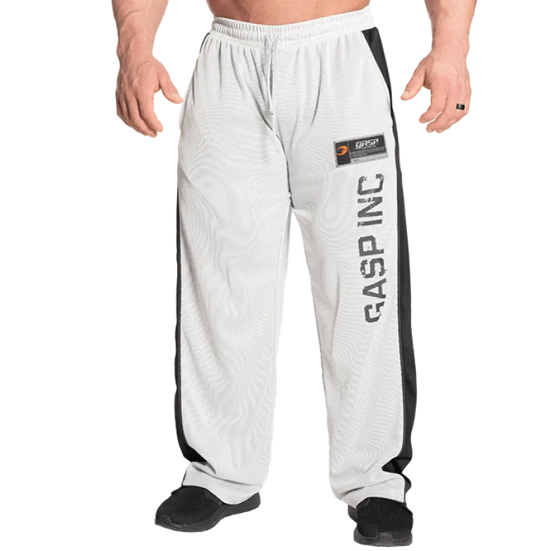 No 1 Mesh Pant, White/Grey