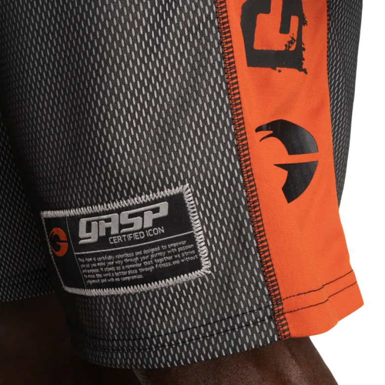 No1 Mesh Shorts, Black/Flame