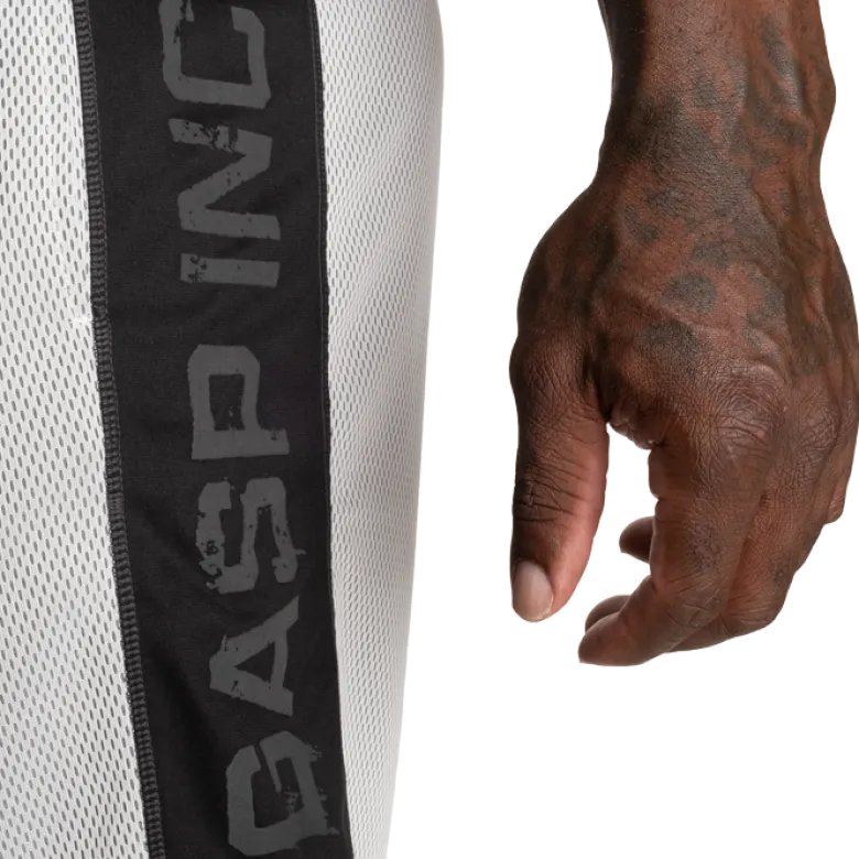 No1 Mesh Shorts, White/Black