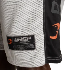 No1 Mesh Shorts, White/Black