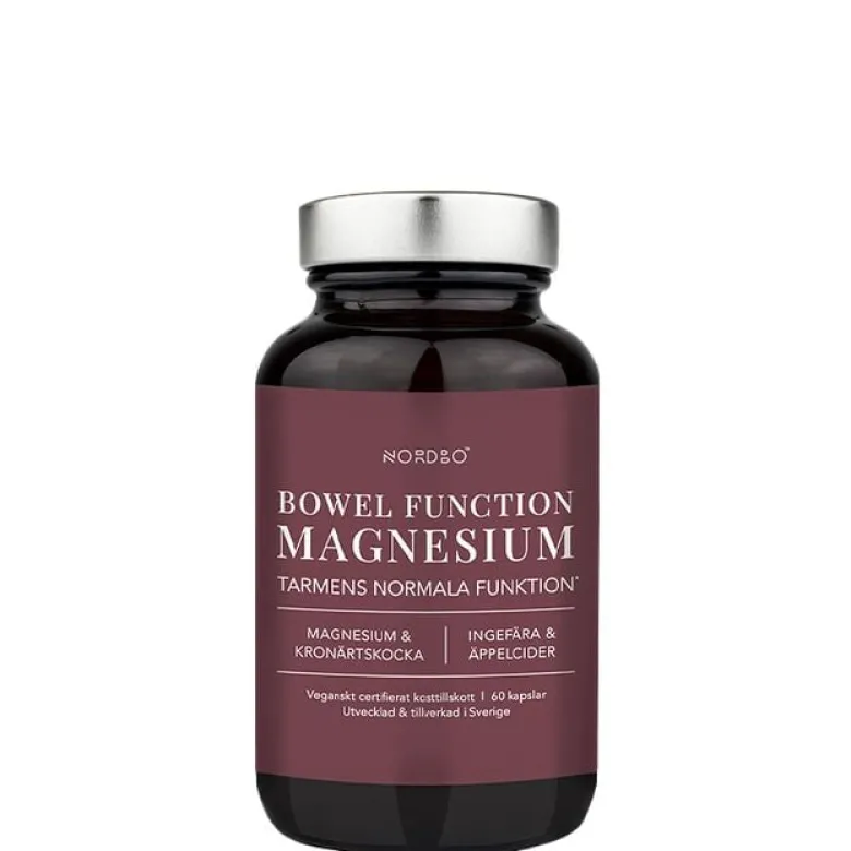 Nordbo Bowel function Magnesium, 60 kapslar