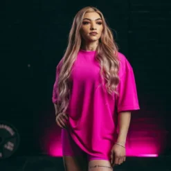 Nova Oversized T-Shirt Unisex Glow Pink