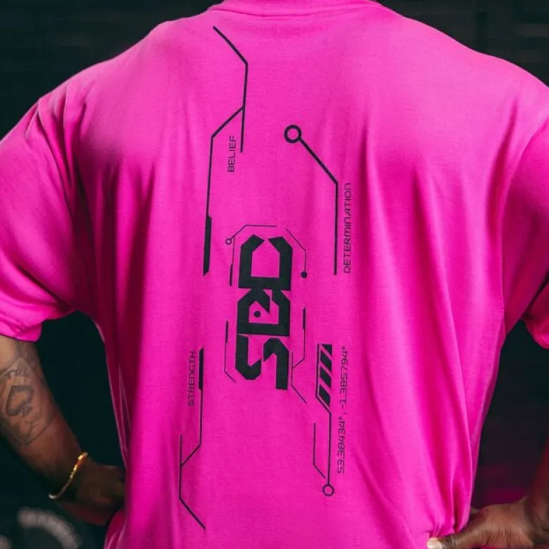 Nova Oversized T-Shirt Unisex Glow Pink