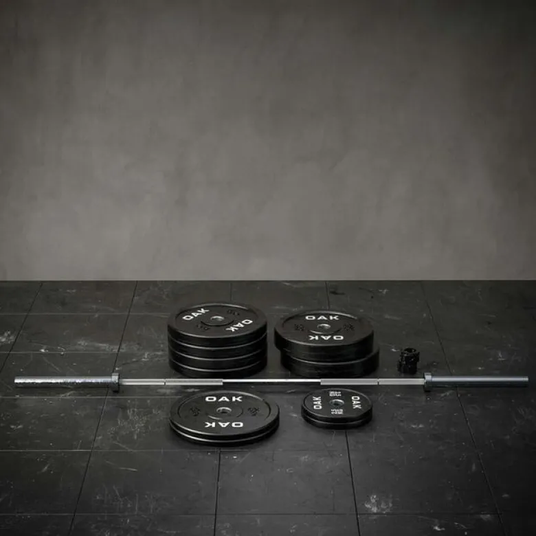 OAK Olympic Bar Paket 20kg + 90kg Vikter
