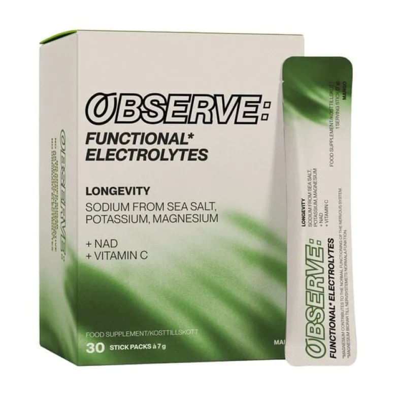 OBSERVE: LONGEVITY Mango, 30 Stick Packs