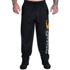 Old School Baggy Mesh Pants, Black