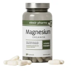 Organisk Magnesium 120 mg 90 kapslar