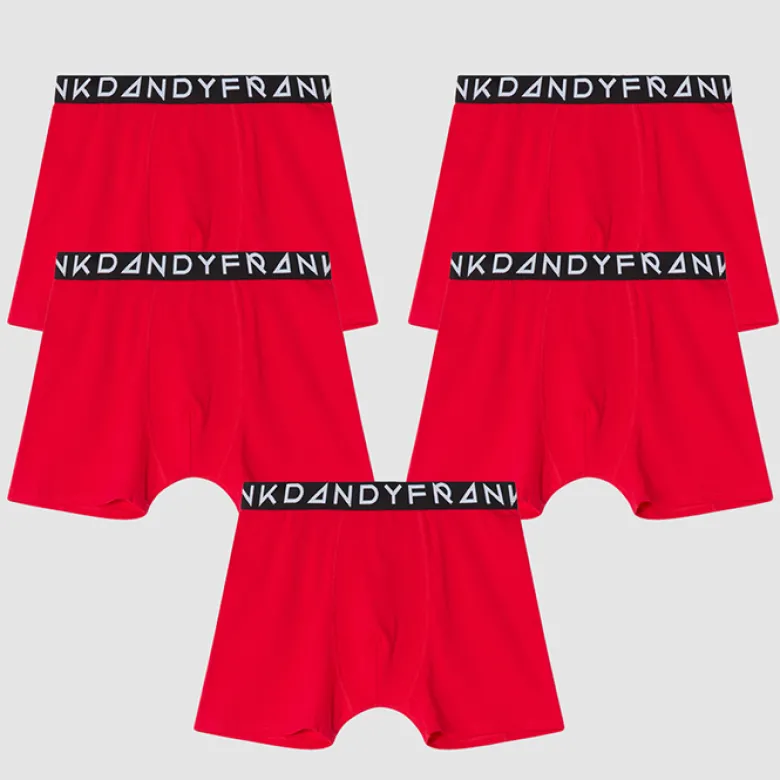 5-Pack Basic boxer, Red