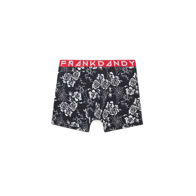 5-Pack Heavy petal boxer, Black/Red