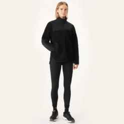 Phoebe Pile Jacket, Black