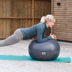 Pilatesboll 75 cm Mörkgrå
