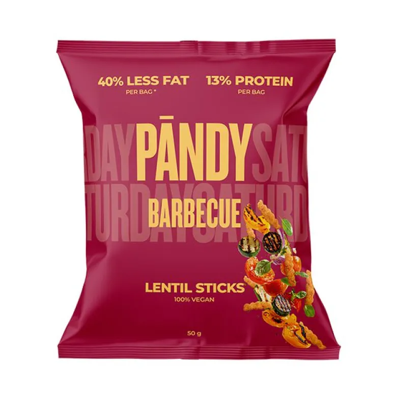 Pändy Lentil Sticks 50 g Barbecue