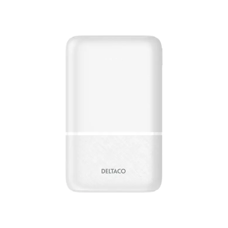 Power Bank 10 000 mAh, 2x USB-A, 1x USB-C, Vit