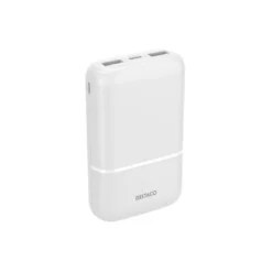 Power Bank 10 000 mAh, 2x USB-A, 1x USB-C, Vit