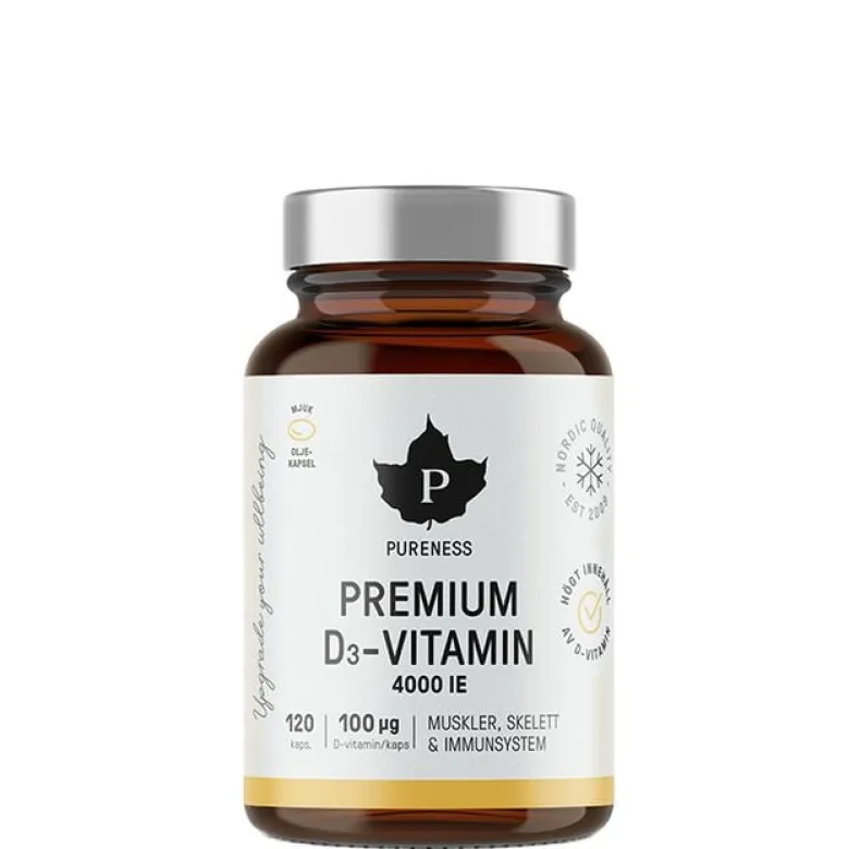 Premium D-Vitamin 120 kapslar