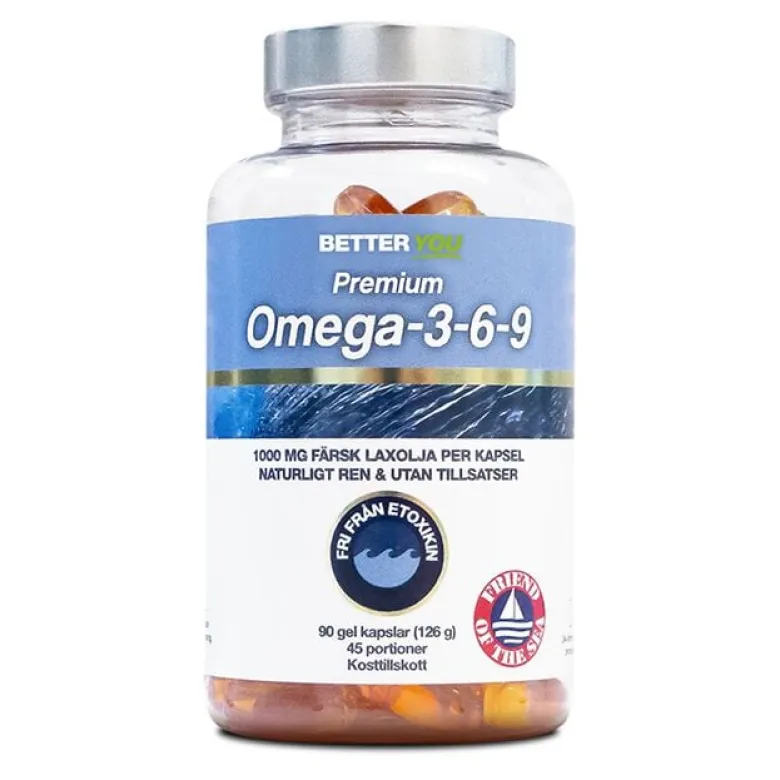 Premium Omega-3-6-9 90 kapslar