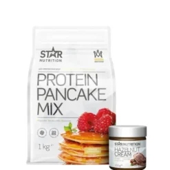 Proteinpannkakor 1 kg + Protein Hasselnötskräm 200 g