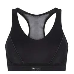 Pump Padded Sports Bra, Black