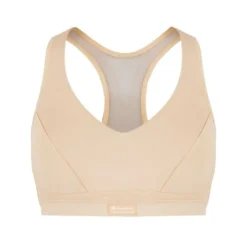 Pump Padded Sports Bra, Western Khaki