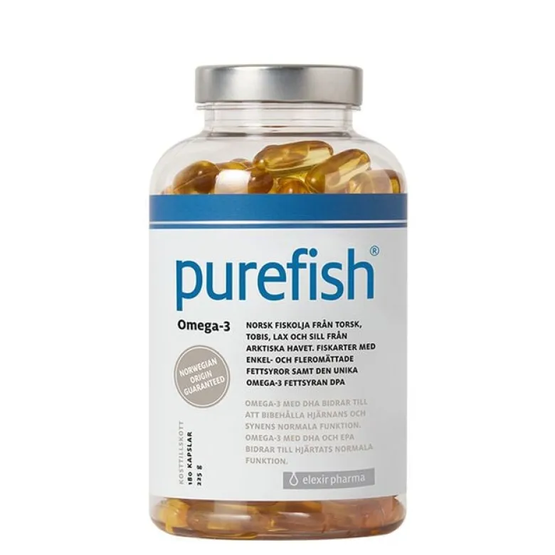 Purefish Omega-3 180 kapslar
