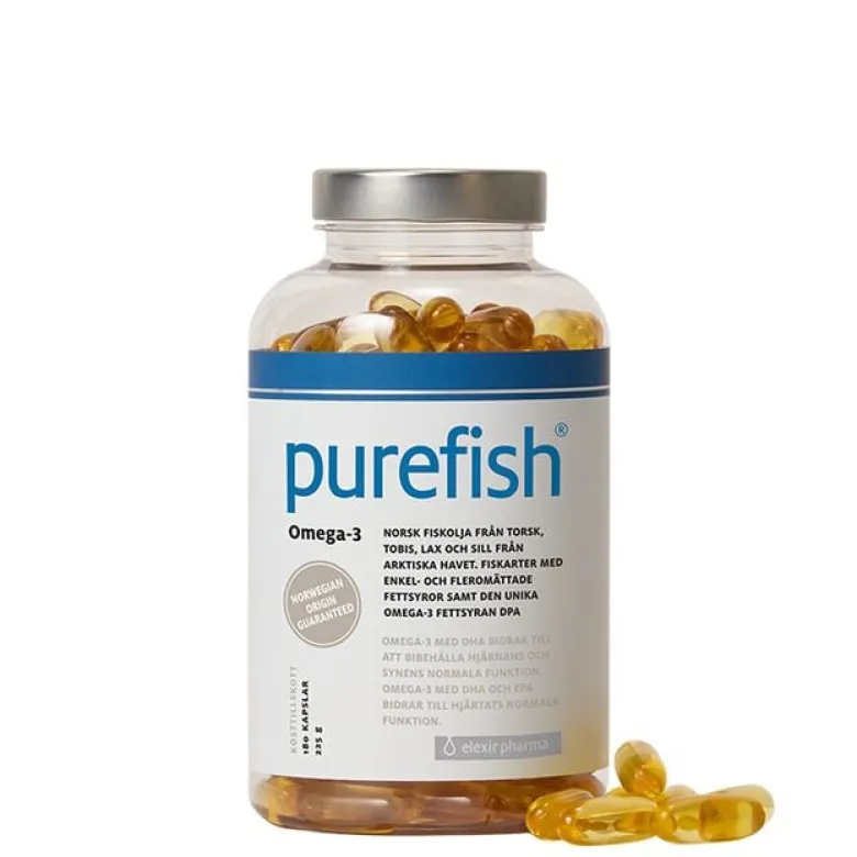 Purefish Omega-3 180 kapslar