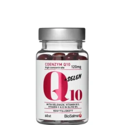 Q10 Coenzyme 120mg + selen 60 kapslar