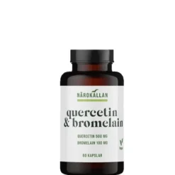 Quercetin & Bromelain 60 kapslar