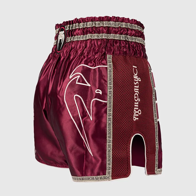 Rajadamnern x Venum Muay Thai Shorts Burgundy