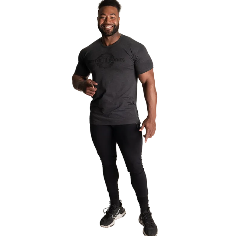 Recruit Tee, Dark Grey Melange