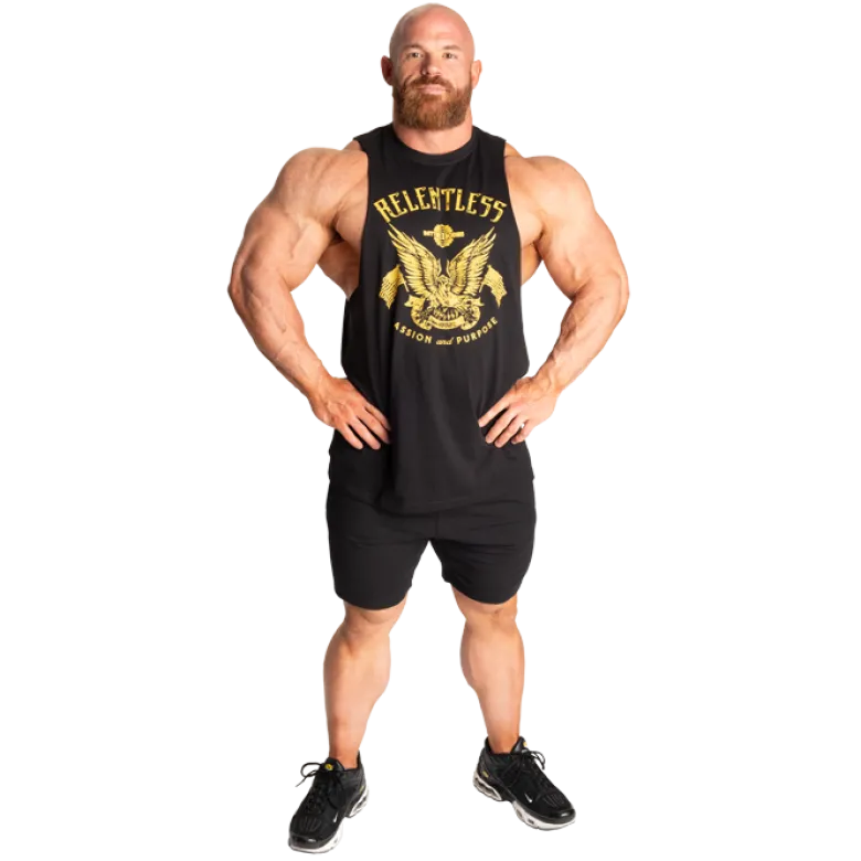 Relentless Cut Out T, Black/Yellow