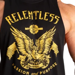 Relentless Cut Out T, Black/Yellow