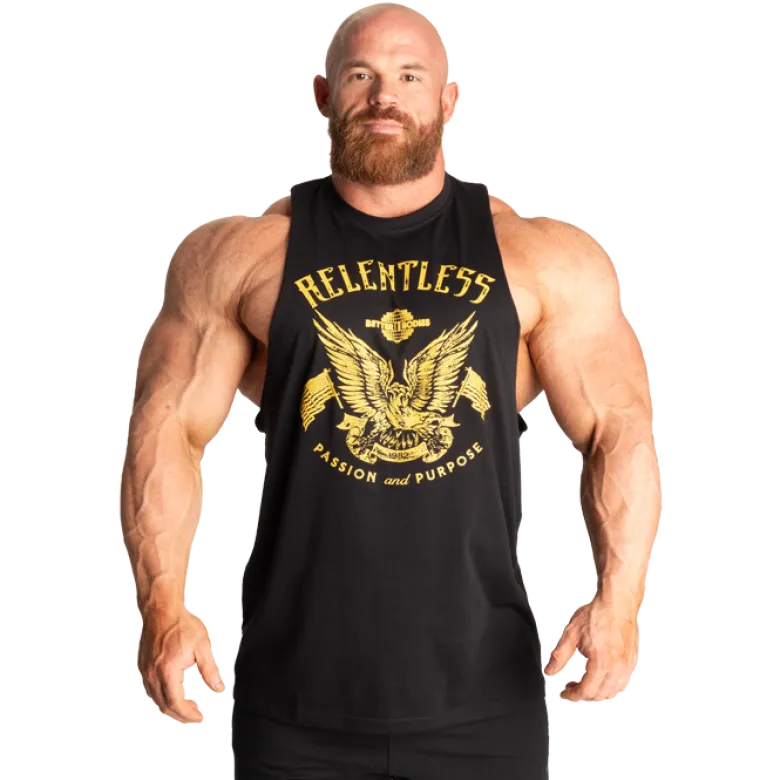 Relentless Cut Out T, Black/Yellow
