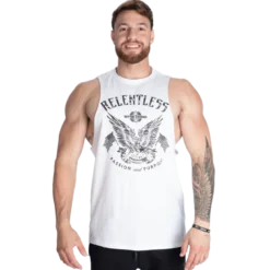 Relentless Cut Out T, White