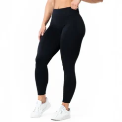 Relode Aura Seamless Scrunch Tights, Petite, Black