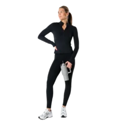 Relode Clean Zip Longsleeve, Black