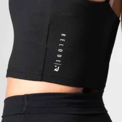 Relode Core Crop Top, Black