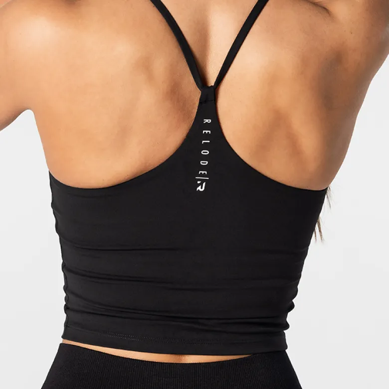 Relode Core Singlet Top, Black