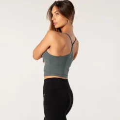 Relode Core Singlet Top, Teal Green